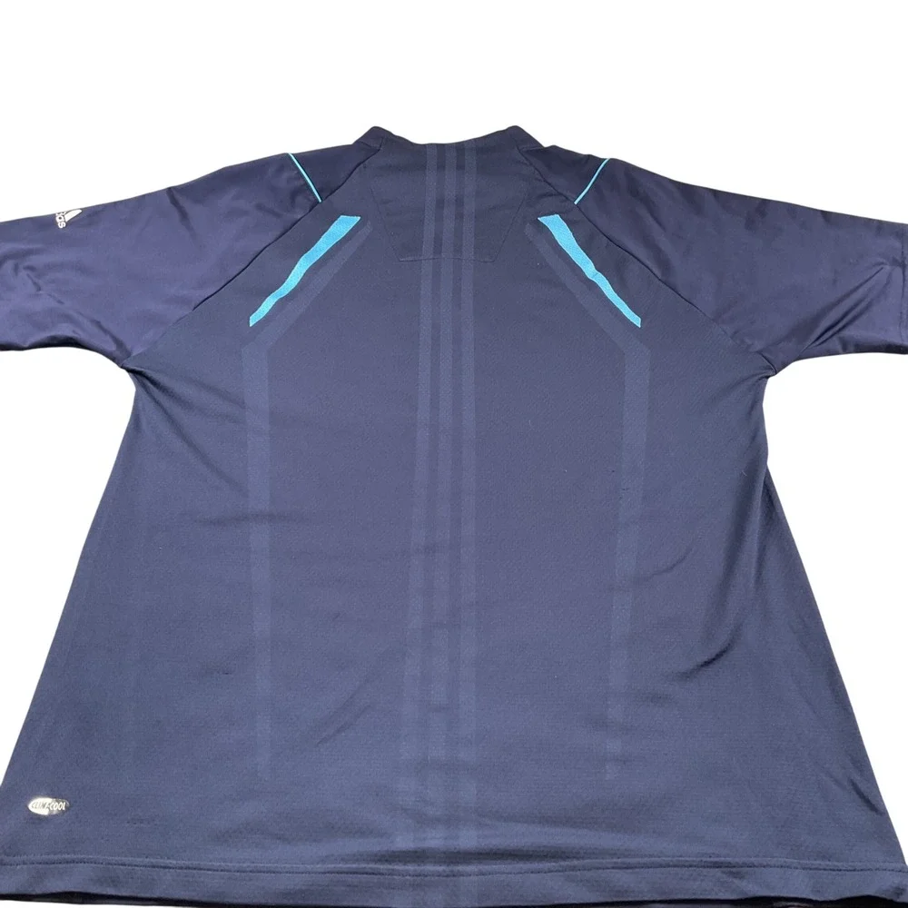 Adidas Climacool Men's Golf Polo‎ Shirt Short Sleeve Blue